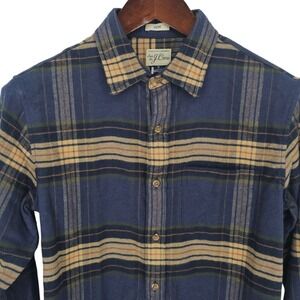 J.Crew Mens Slim Fit Flannel Tartan Plaid Button Down Shirt  K4011 Small New